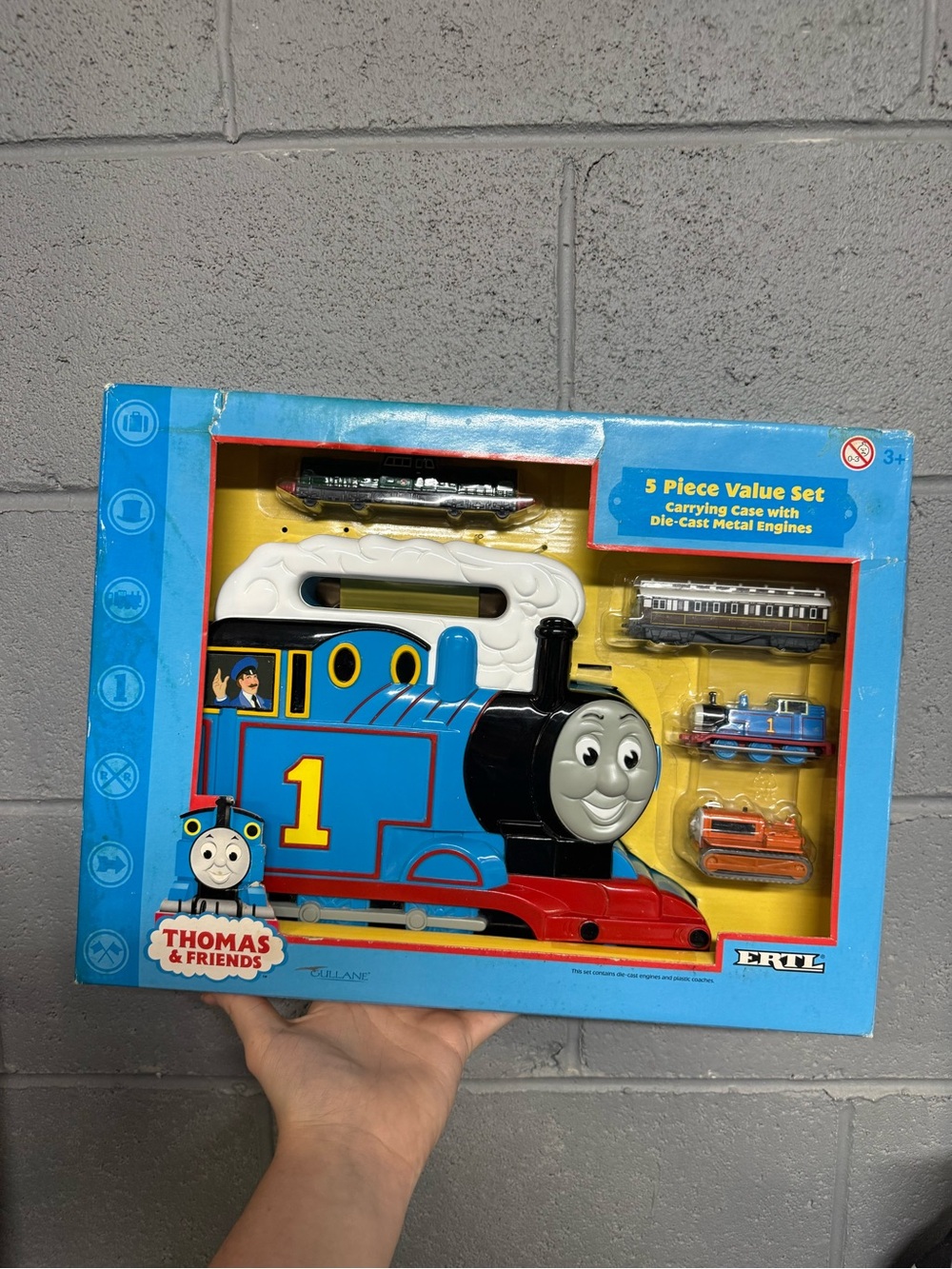 Thomas & Friends Blue & Red No. 1 Engine Playset with Yellow Accents